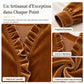 Blouse élégante pour femme en velours à manches longues
