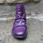 Bottes pour femmes élégantes et confortables en simili cuir PU, avec fermeture éclair latérale