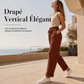 Pantalon large décontracté de mode pour femme, couleur unie