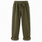 Pantalon large décontracté de mode pour femme, couleur unie