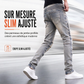 Jean stretch décontracté et confortable pour homme