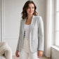 Blazer décontracté pour femme, devant ouvert