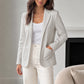 Blazer décontracté pour femme, devant ouvert