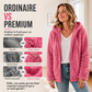 Veste polaire à capuche et à fermeture éclair pour femme