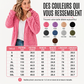 Veste polaire à capuche et à fermeture éclair pour femme