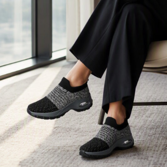 Baskets chaussettes à enfiler respirantes pour femme