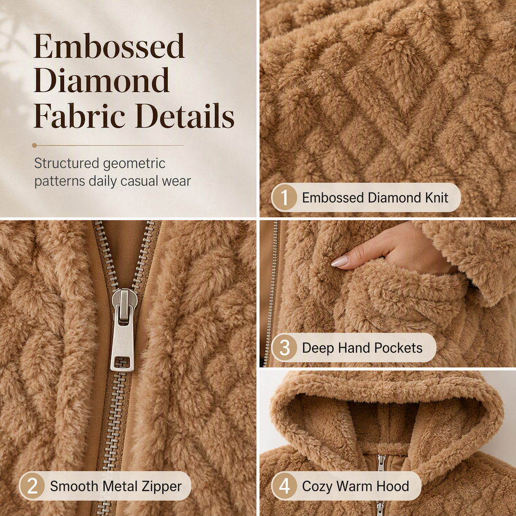 👚✨ Cardigan décontracté en tissu moelleux unie pour femme✨𝘉𝘶𝘺 𝘢𝘯𝘺 2 𝘢𝘯𝘥 𝘨𝘦𝘵 𝘢𝘯 𝘦𝘹𝘵𝘳𝘢 8 % 𝘥𝘪𝘴𝘤𝘰𝘶𝘯𝘵