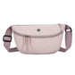 Sac bandoulière minimaliste en forme de demi-lune