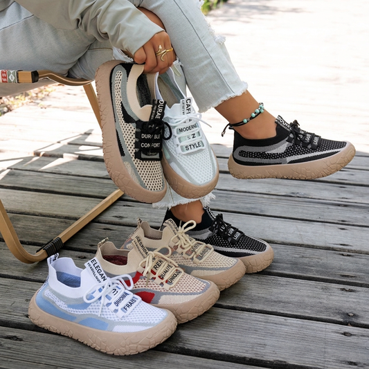 Baskets en maille respirantes pour femme, tendance mode