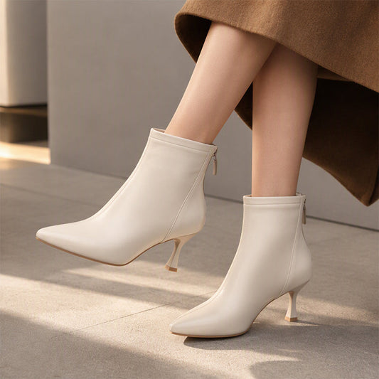 Bottines à bout pointu pour femmes