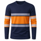 T-shirt décontracté à manches longues pour homme