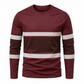 T-shirt décontracté à manches longues pour homme