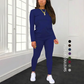 Ensemble 2 pièces pour femme : haut à manches longues et pantalon