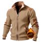 Veste zippée homme à blocs de couleurs et doublure chaude