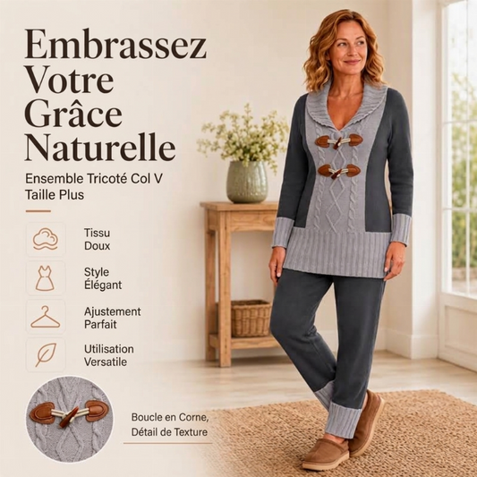 Pull femme vintage à col châle et boutons à bascule