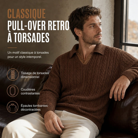 Sweat à col ras du cou décontracté pour homme, couleur unie