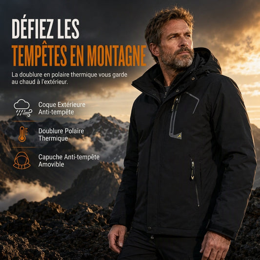 Manteau d'hiver chaud, coupe-vent, épaissi et doublé de polaire à capuche pour couples, en plein air, disponible en grandes tailles