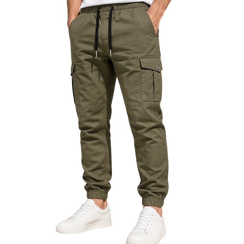 Pantalons cargo décontractés légers, joggings de randonnée en extérieur pour les sports d'automne et d'hiver, la course à pied et l'entraînement