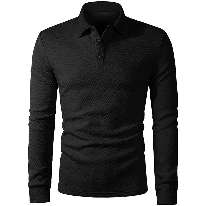 Sweat léger à manches longues texturé pour homme