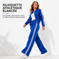 Ensemble de loungewear sportif rayé pour femme