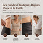 Jupe plissée à pois taille haute pour femme