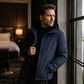 Veste à capuche imperméable et chaude pour homme, hiver