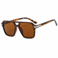 Lunettes de soleil à monture carrée style vintage rétro