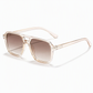 Lunettes de soleil à monture carrée style vintage rétro