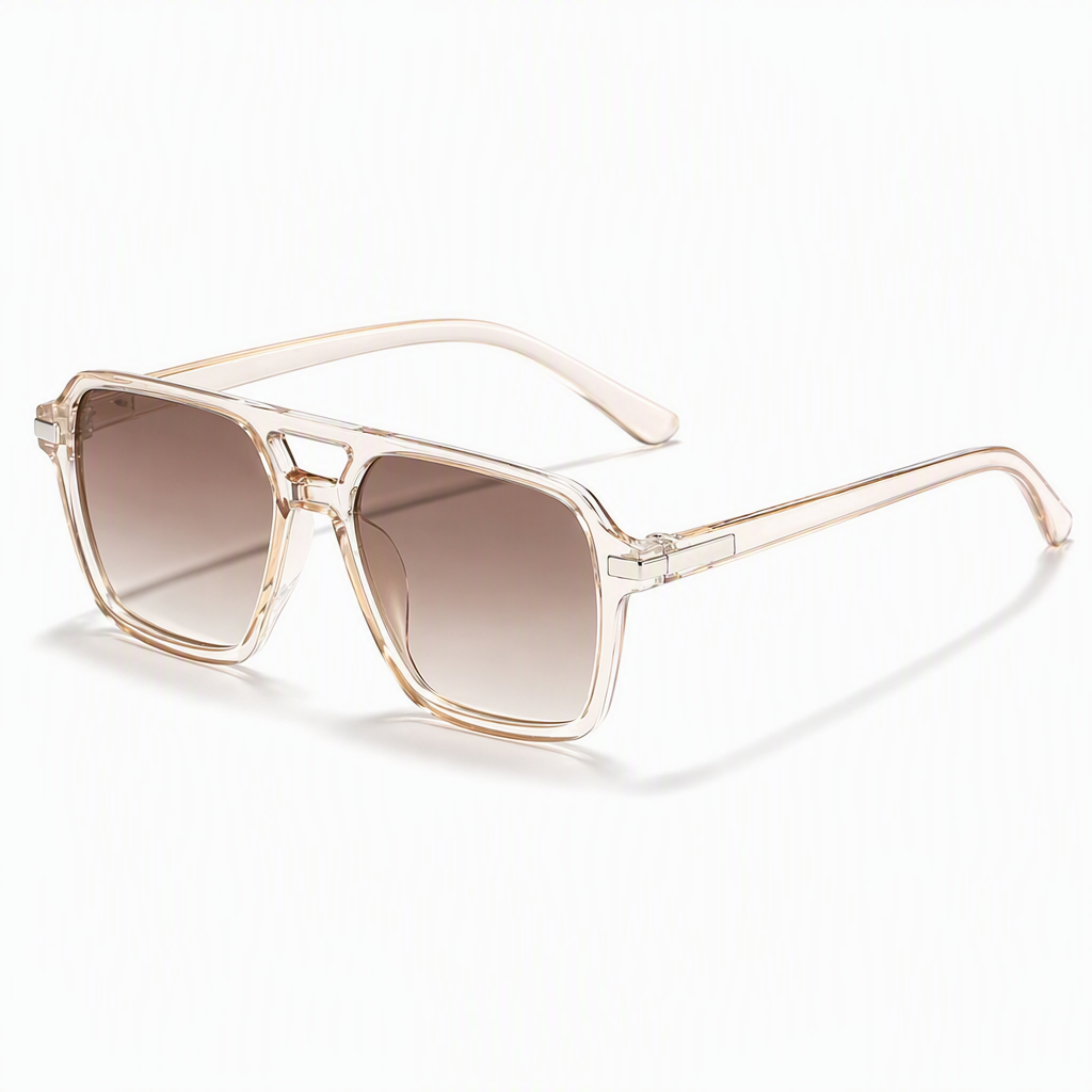 Lunettes de soleil à monture carrée style vintage rétro
