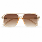 Lunettes de soleil à monture carrée style vintage rétro