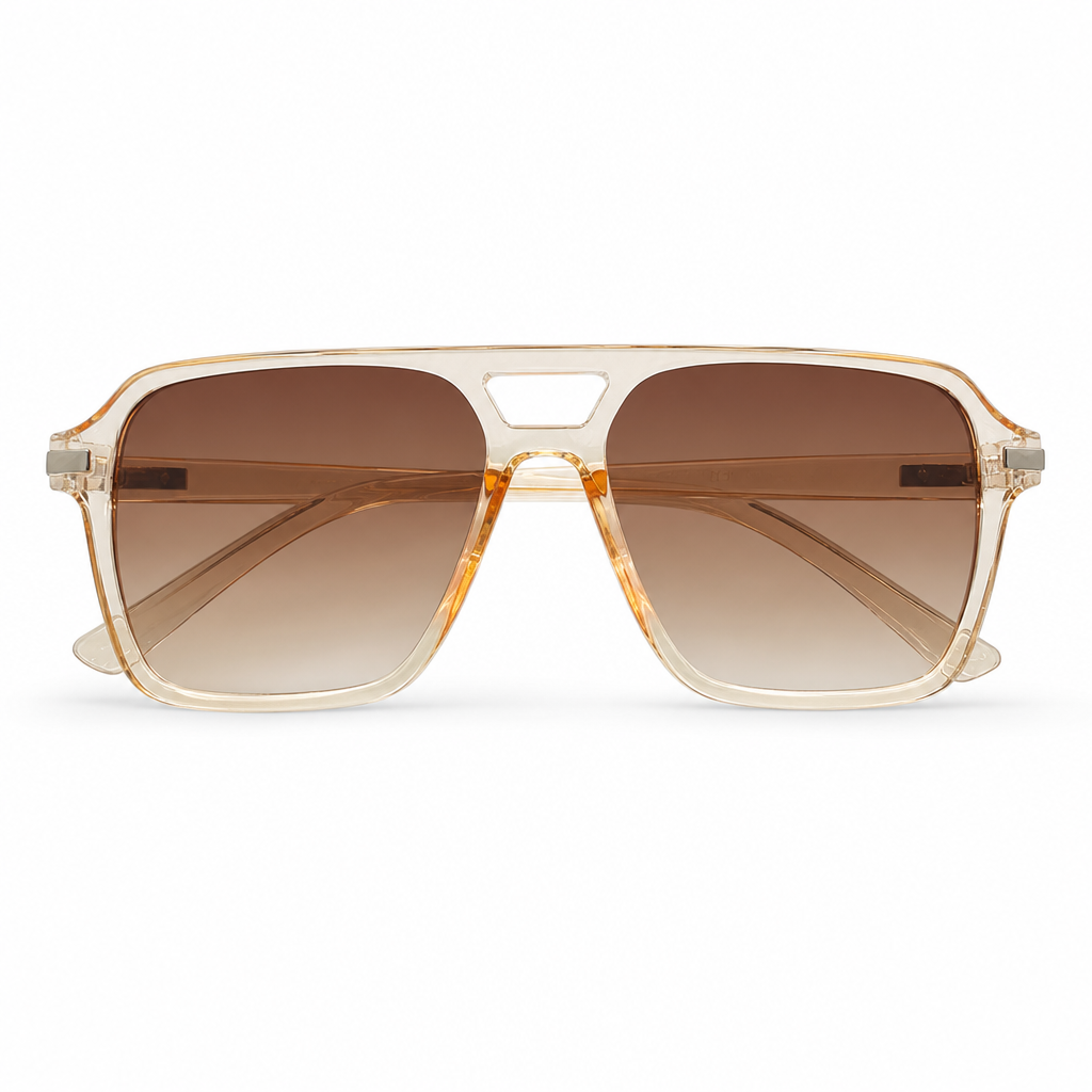 Lunettes de soleil à monture carrée style vintage rétro