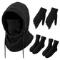 Ensemble cagoule avec gants tactiles et chaussettes