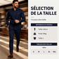 Ensemble deux pièces pour homme : chemise et pantalon en polyester