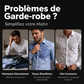 Ensemble deux pièces pour homme : chemise et pantalon en polyester