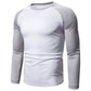 T-shirt à manches longues raglan color-block pour homme