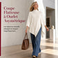 Châle en tricot ample élégant uni pour femme