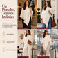 Châle en tricot ample élégant uni pour femme