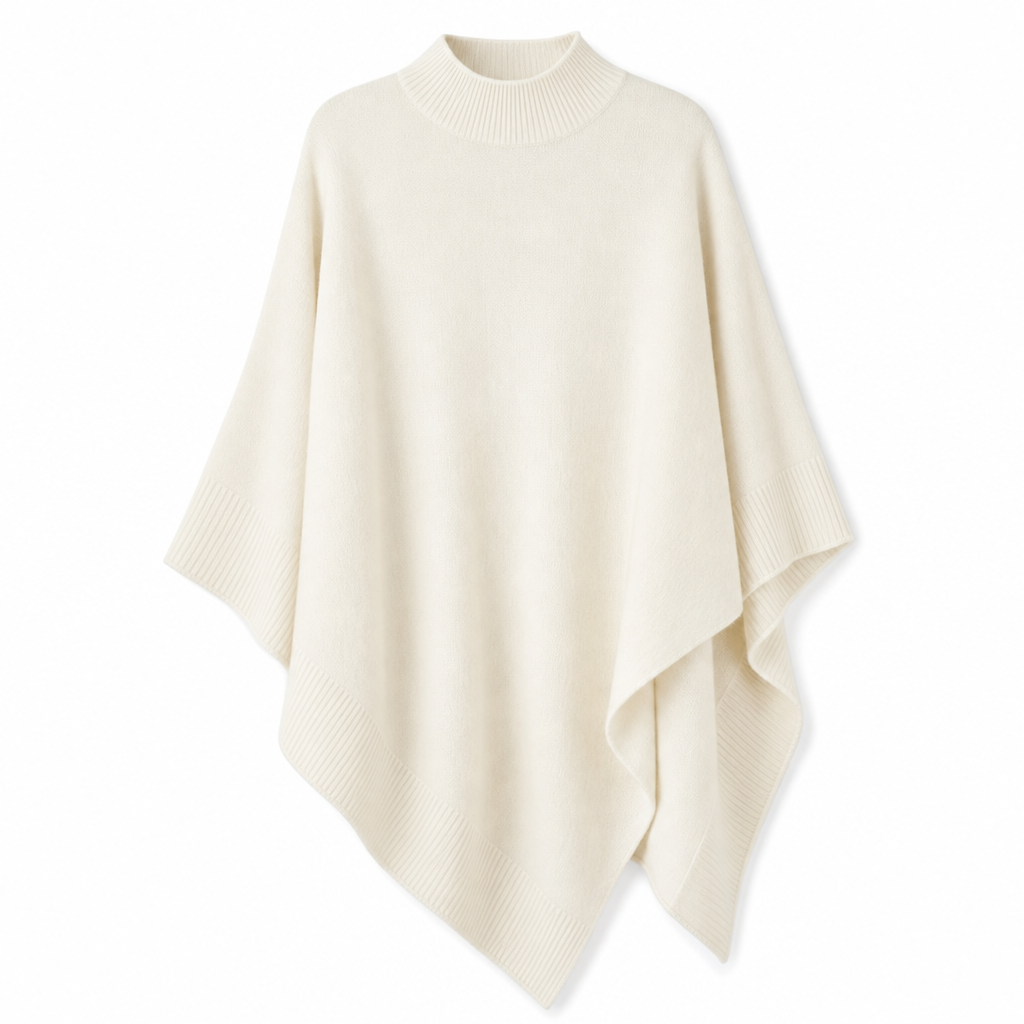 Châle en tricot ample élégant uni pour femme