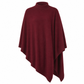 Châle en tricot ample élégant uni pour femme