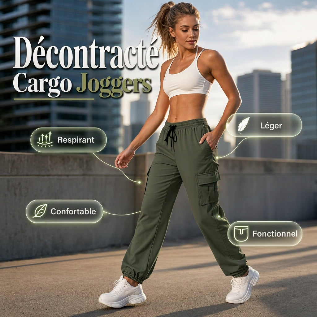 Joggers cargo décontractés pour femme