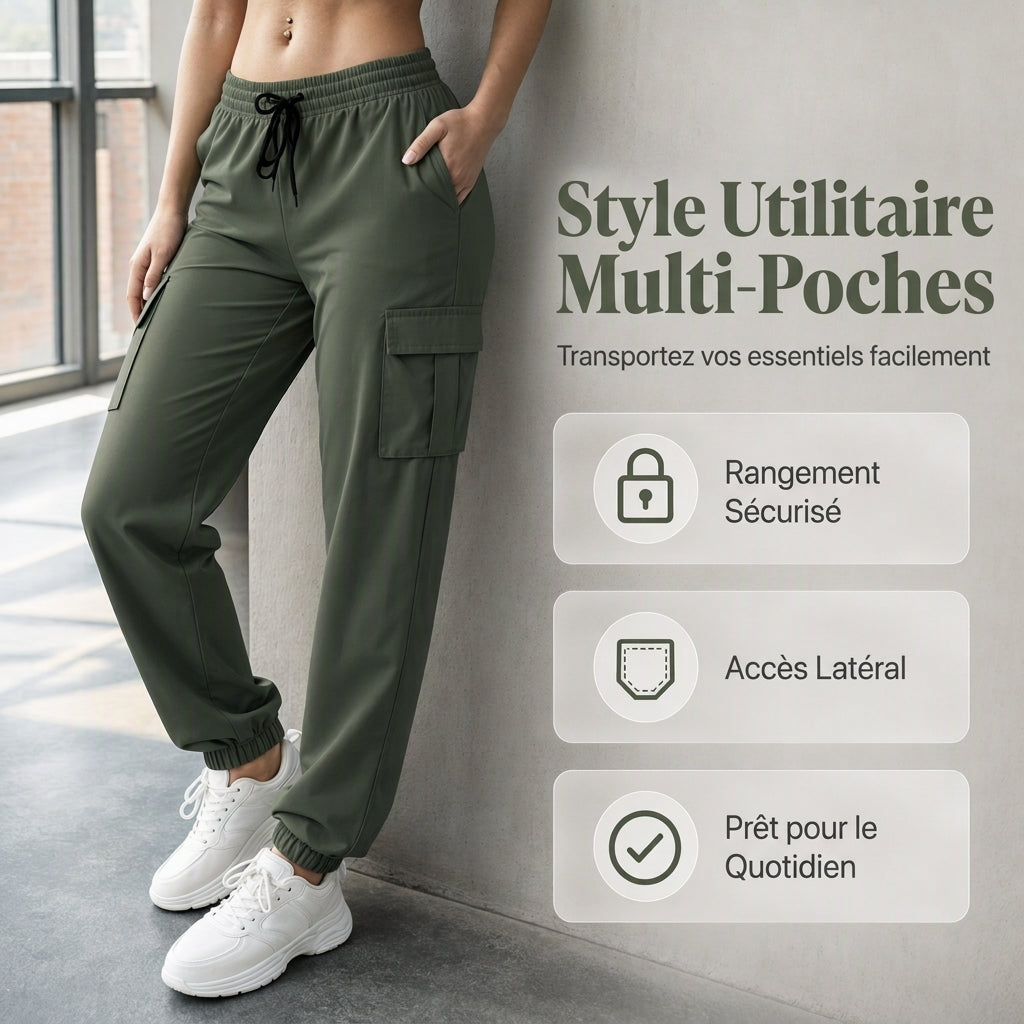 Joggers cargo décontractés pour femme