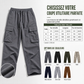Pantalons cargo décontractés pour homme avec cordon de serrage, été
