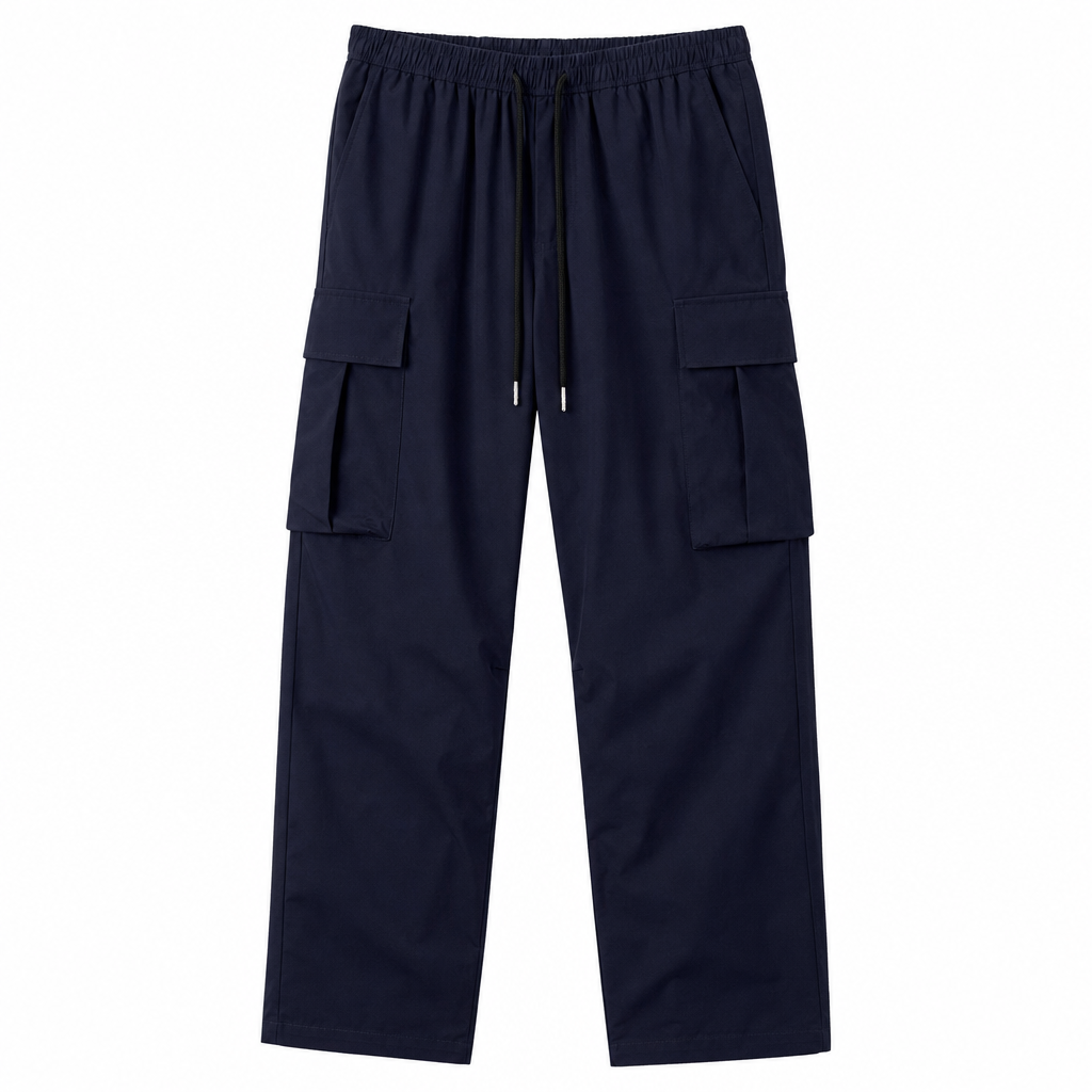 Pantalons cargo décontractés pour homme avec cordon de serrage, été