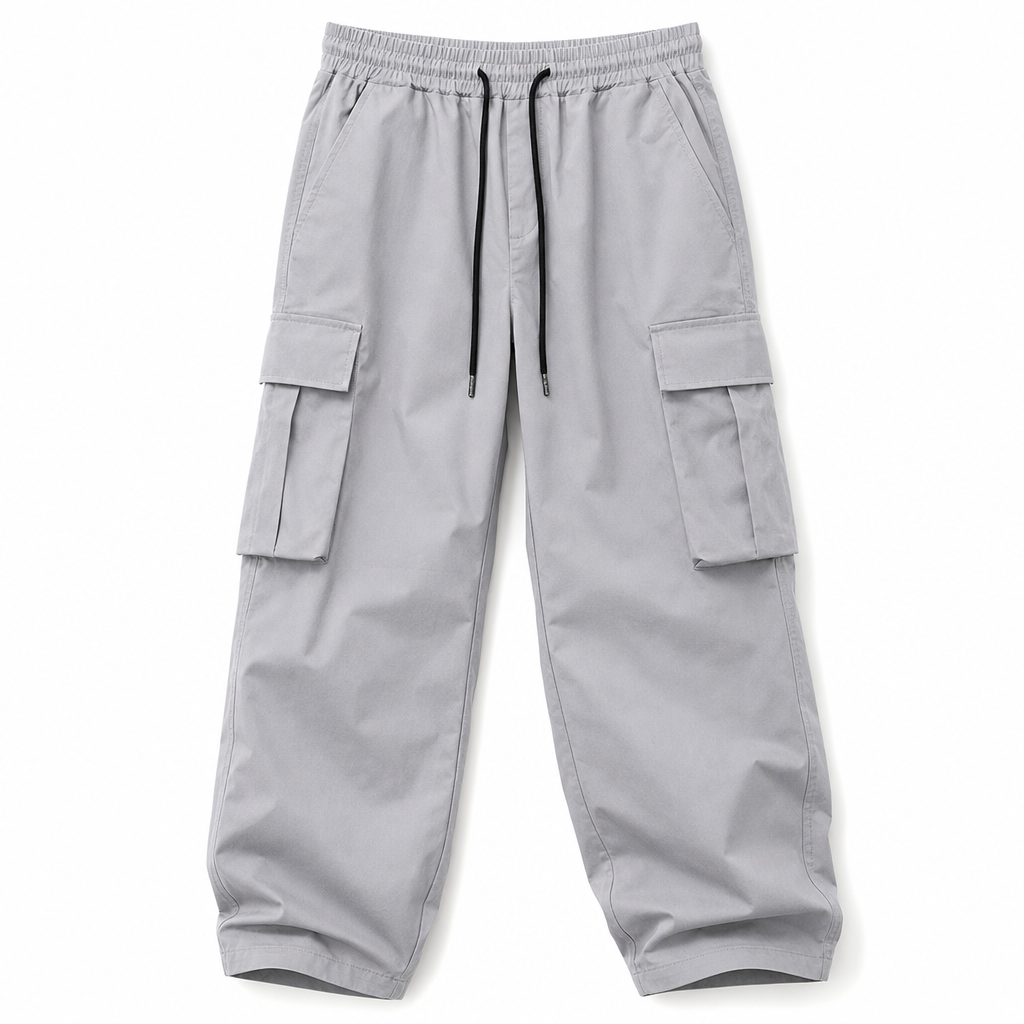 Pantalons cargo décontractés pour homme avec cordon de serrage, été