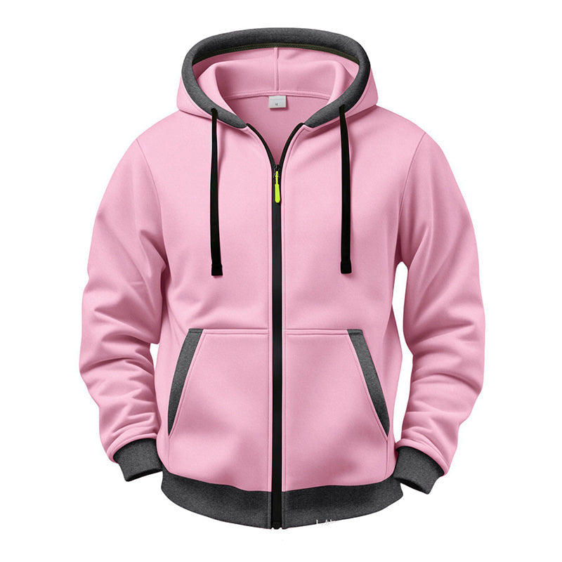 Veste à capuche zippée chaude