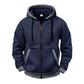 Veste à capuche zippée chaude
