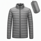 Manteau d'hiver matelassé léger à col montant pour homme