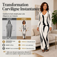 Robe longue moulante à manches longues imprimée pour femme