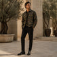 Veste en jean pour homme, style street