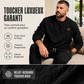 Ensemble sweat à lettres jacquard et pantalon à cordon pour homme